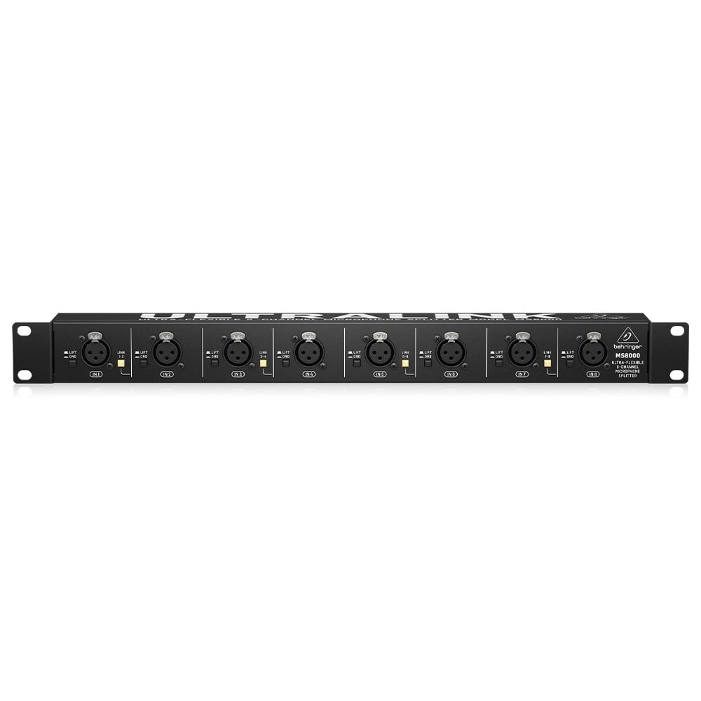 BEHRINGER MS8000 Ultra-Flexible 8 Kanal Mikrofon Splitter