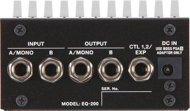 BOSS EQ-200 Programmable Stereo Graphic Equalizer