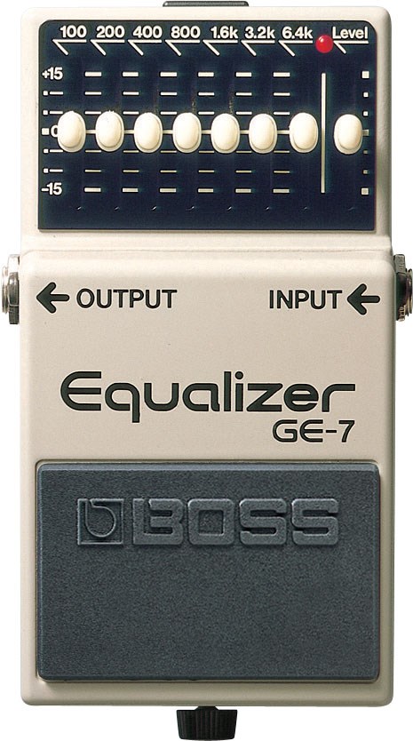 BOSS GE-7 7-BAND EQ Grafik Equalizer Efekt Pedalı