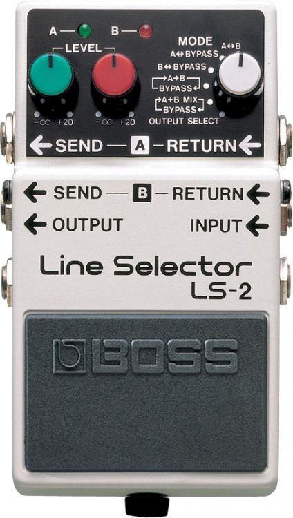 Boss LS-2 Line Selector Compact Pedalı