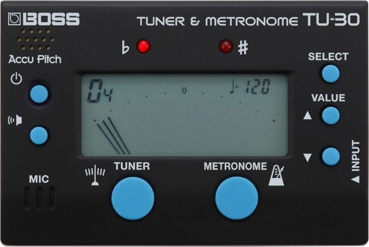 BOSS TU-30 Akort Cihazı ve Metronom