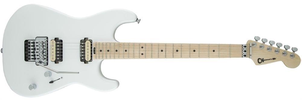 Charvel Pro-Mod San Dimas Style 1 HH FR M Akçaağaç Klavye Snow White Elektro Gitar