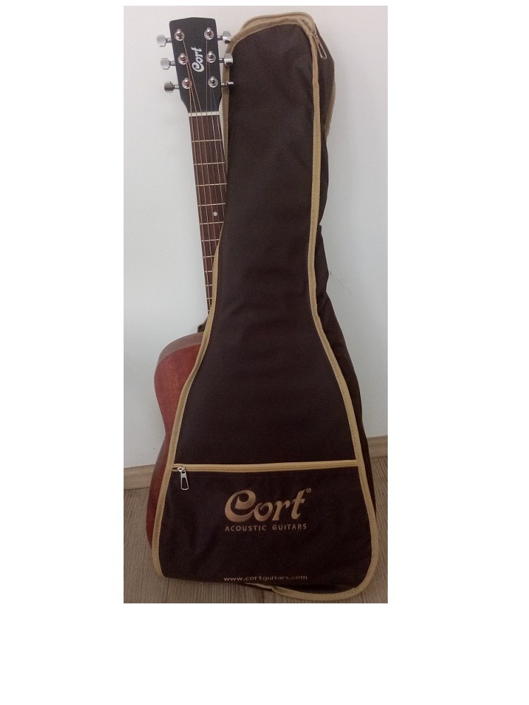 CORT AD MINI M OP AKUSTİK GİTAR, 3/4, ÇANTALI, OPEN PORE