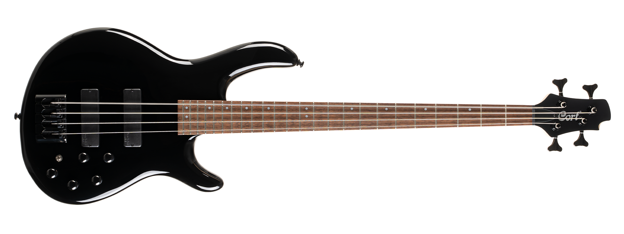 CORT C4 DELUXE BK BASS GİTAR, 4 TELLİ, SİYAH