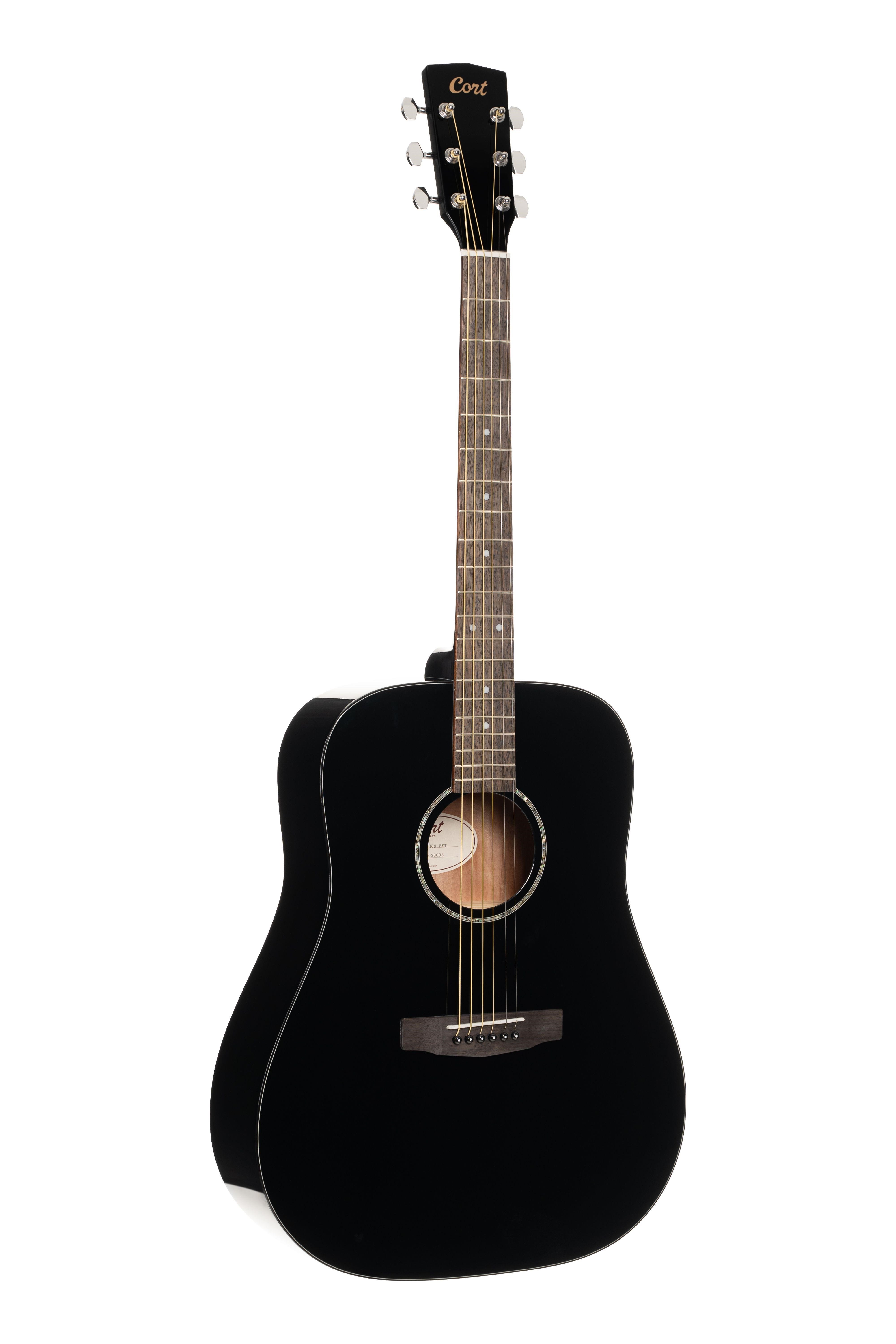CORT EARTH60BK AKUSTİK GİTAR, SİYAH
