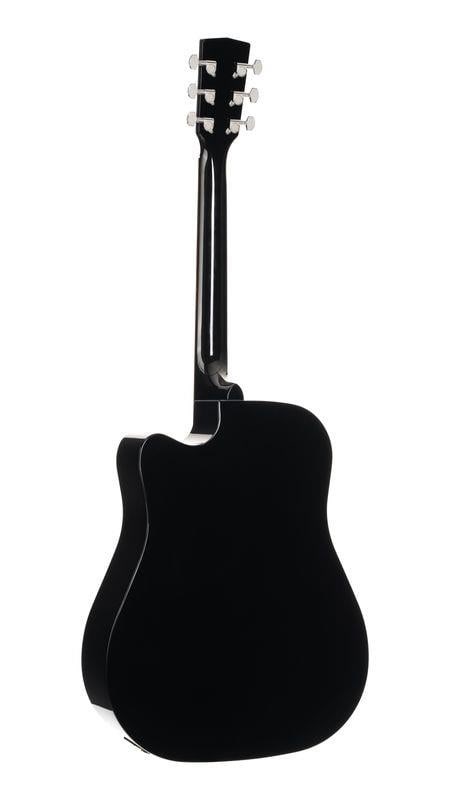CORT EARTH60CEBK ELEKTRO AKUSTİK GİTAR, SİYAH, CUTAWAY