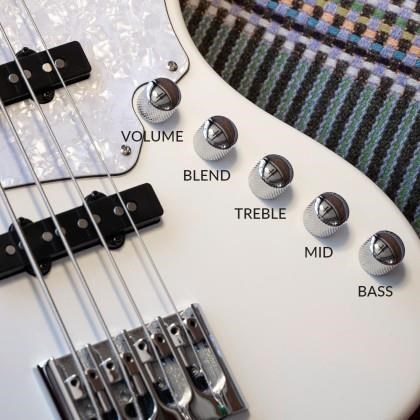 CORT NJS4BK BASS GİTAR, 4 TELLİ, ÇANTALI, SİYAH