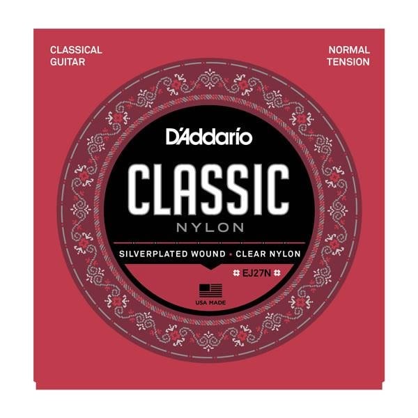 DADDARIO EJ27N KLASİK GİTAR TEL SETİ, 4/4, SILVERPLATED WOUND, NORMAL TENSION