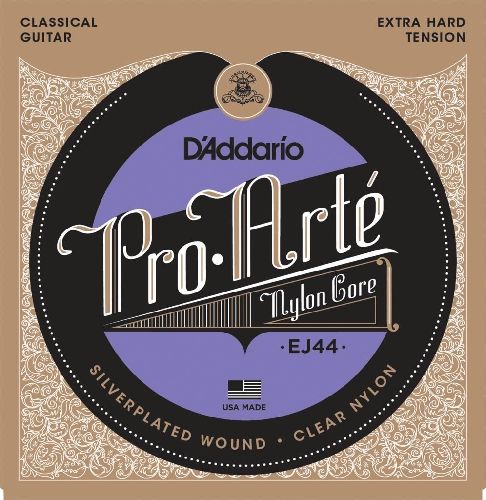 DADDARIO EJ44 KLASİK GİTAR TEL SETİ, SILVERPLATED WOUND, EXTRA HARD TENSION