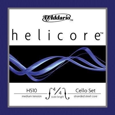 DADDARIO H510M CELLO TEL SETİ, HELICORE, LONG SCALE, MEDIUM