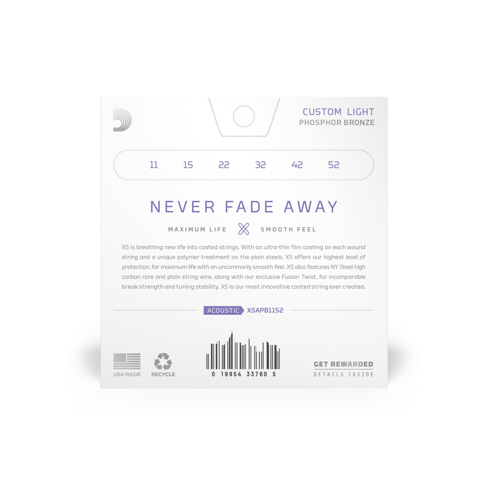 DADDARIO XSAPB1152 AKUSTİK GİTAR TEL SETİ, PB CUST LIGHT