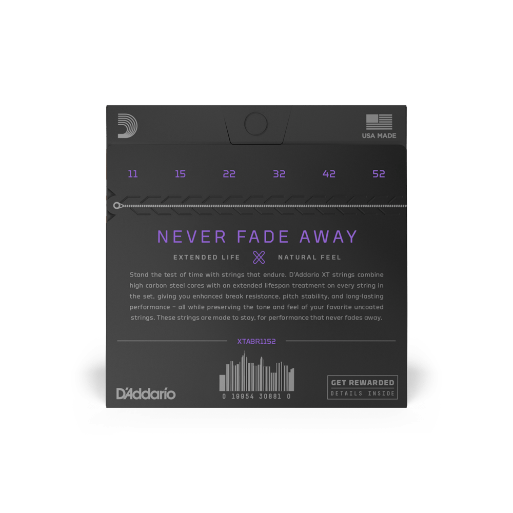 DADDARIO XTABR1152 AKUSTİK GİTAR TEL SETİ, 80/20 CUST LIGHT
