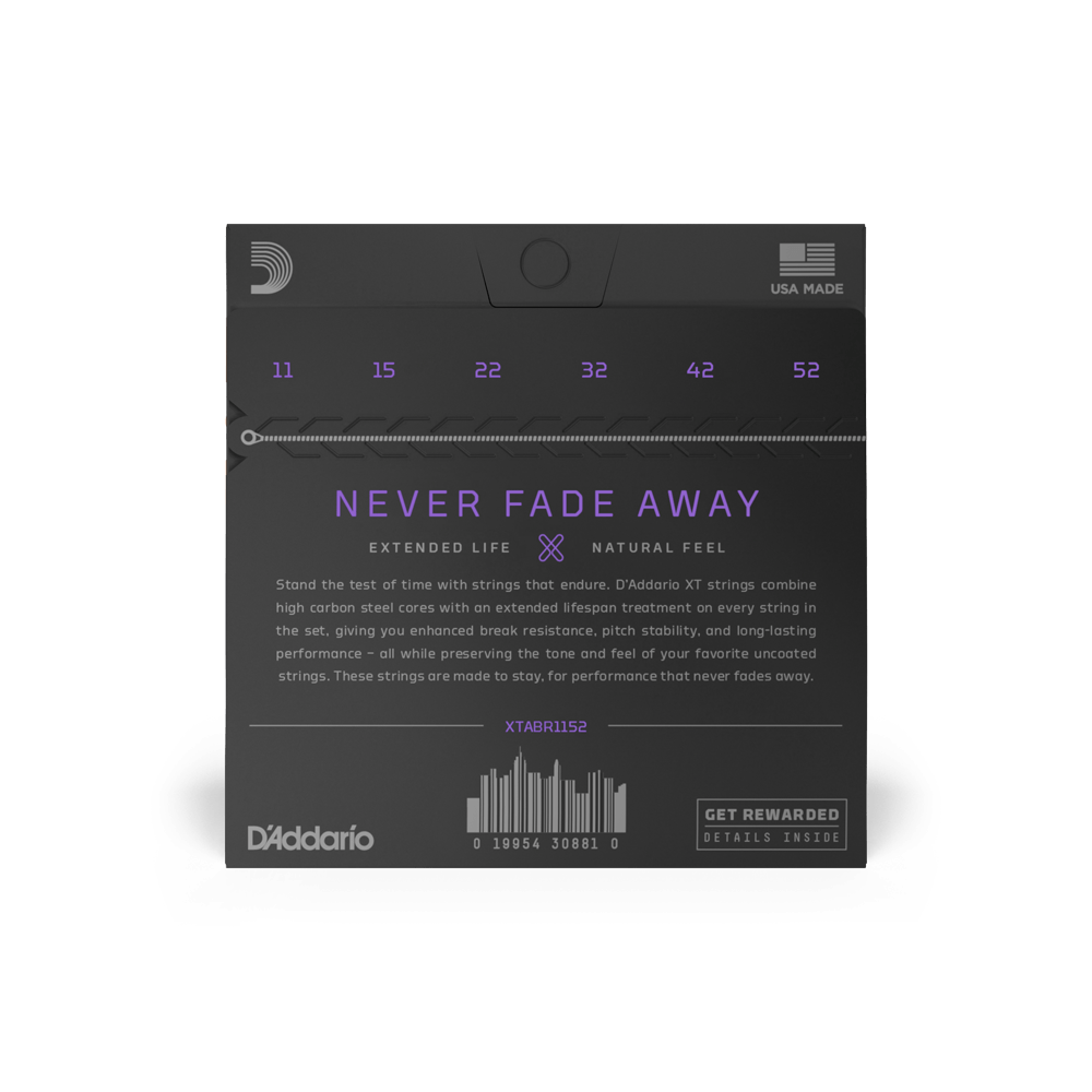 DADDARIO XTABR1152 AKUSTİK GİTAR TEL SETİ, 80/20 CUST LIGHT