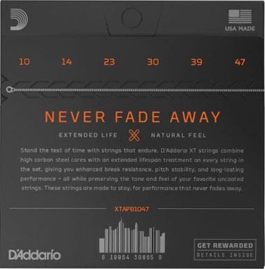 DADDARIO XTAPB1047 AKUSTİK GİTAR TEL SETİ, PHOSPHOR BRONZE, LIGHT COATED