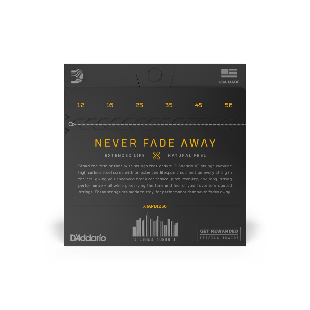 DADDARIO XTAPB1256 AKUSTİK GİTAR TEL SETİ, PHOSPHOR BRONZE, LIGHT TOP/MEDIUM BOTTOM COATED