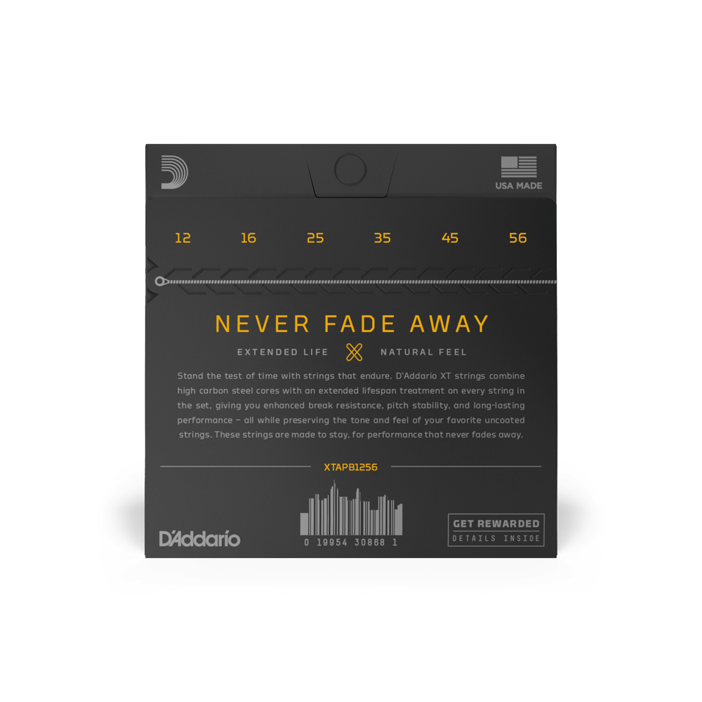 DADDARIO XTAPB1256 AKUSTİK GİTAR TEL SETİ, PHOSPHOR BRONZE, LIGHT TOP/MEDIUM BOTTOM COATED