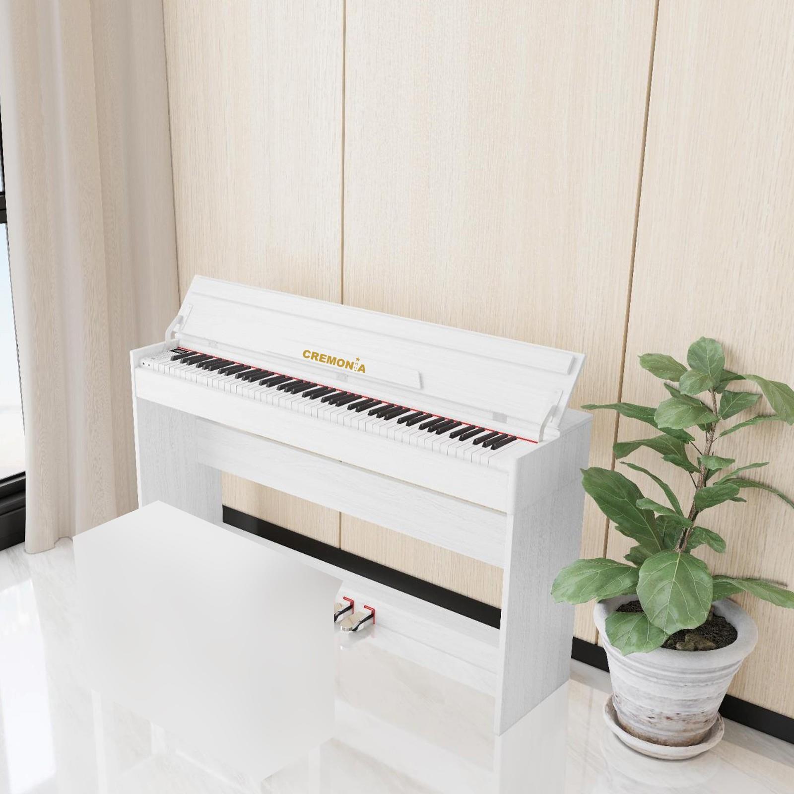 DİJİTAL PİYANO BEYAZ, 88 TUŞ, HAMMER ACTION