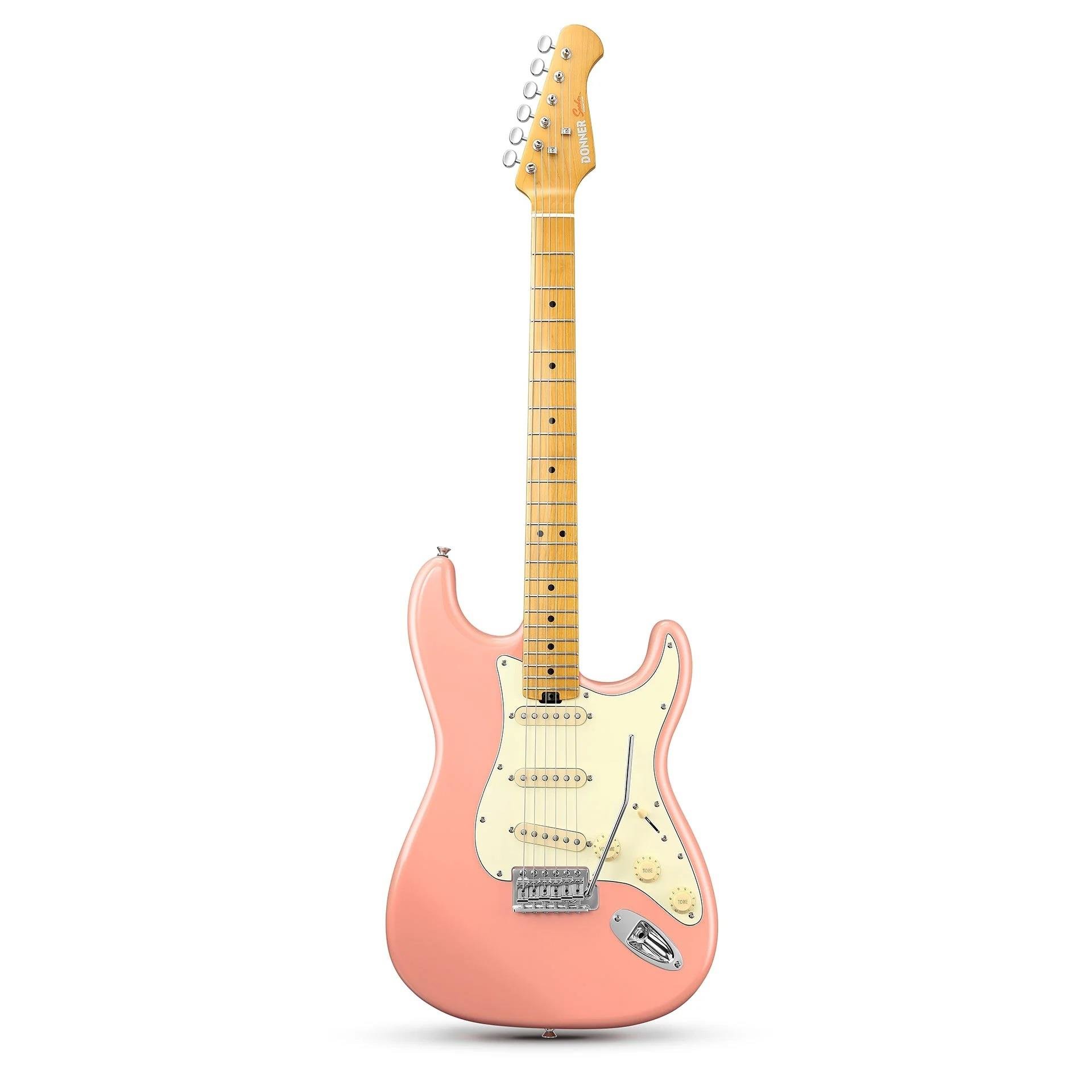 Donner DST-600 Elektro Gitar (Shell Pink)