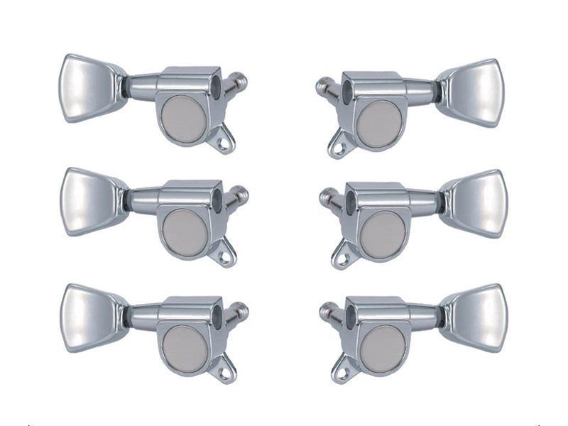 ELEKTRO GİTAR BURGUSU, 6'LI SET, 3 SAĞ+3 SOL, KROM