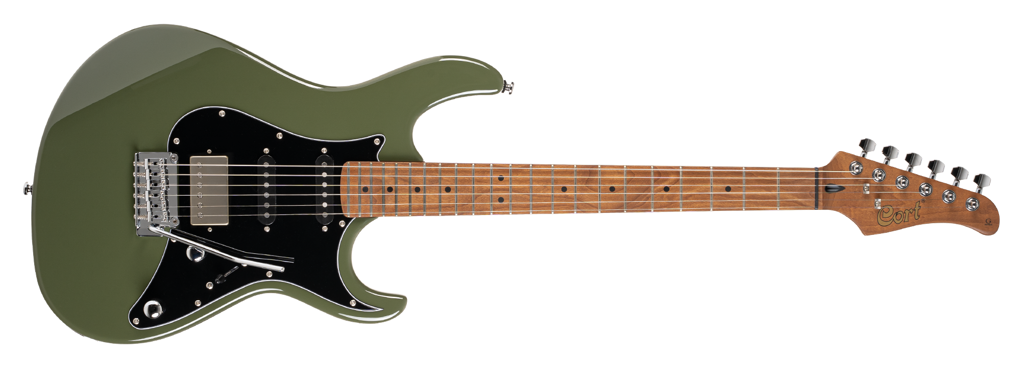 ELEKTRO GİTAR, KOYU ZEYTİN YEŞİLİ