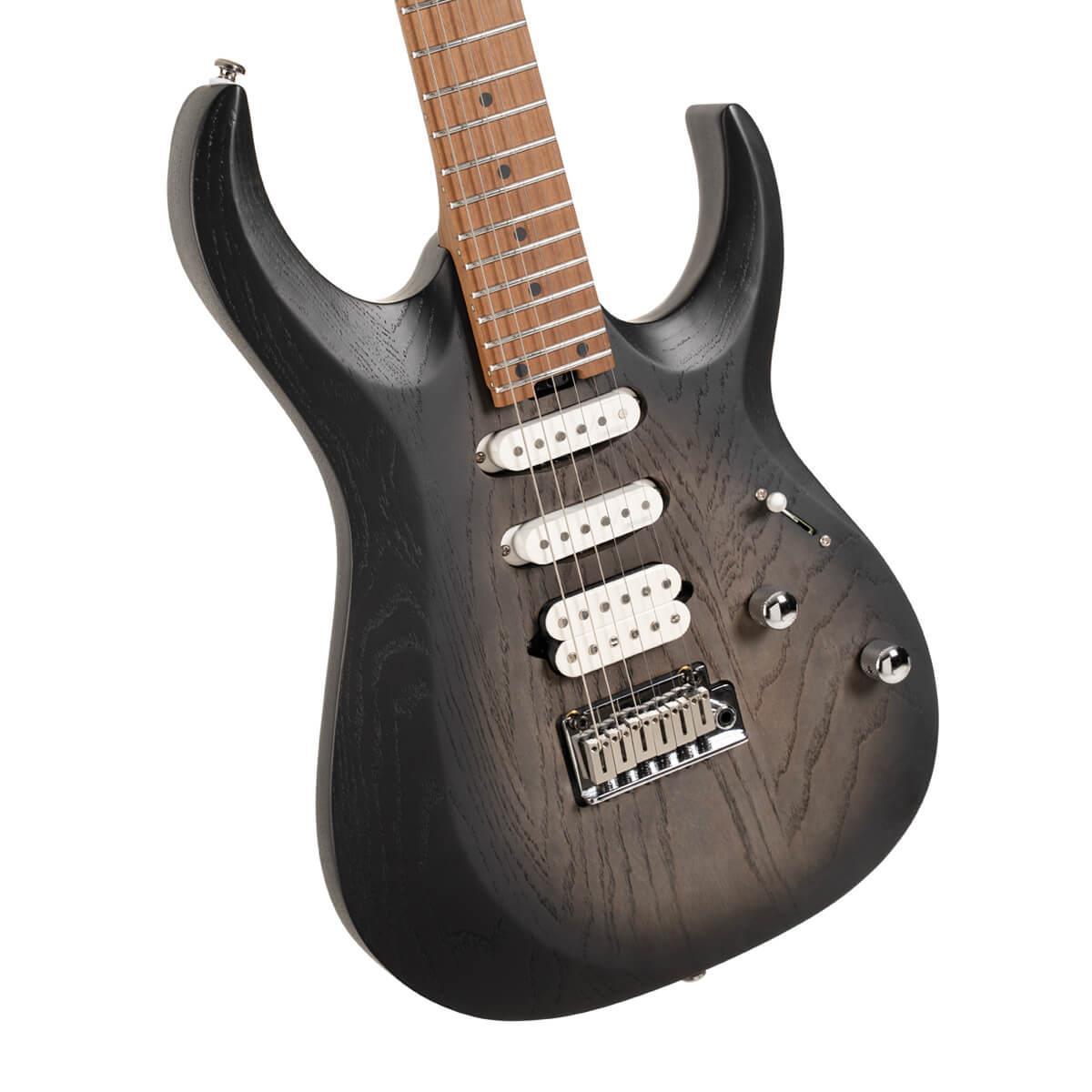 ELEKTRO GİTAR, OPEN PORE BLACK BURST, KILIFLI