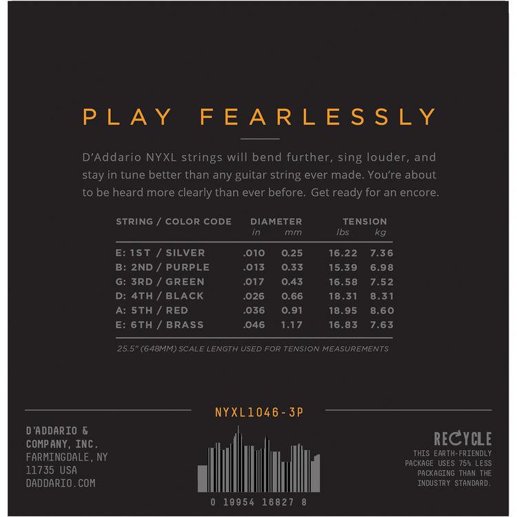 ELEKTRO GİTAR TEL SETİ, 3 LÜ REGULAR LIGHT