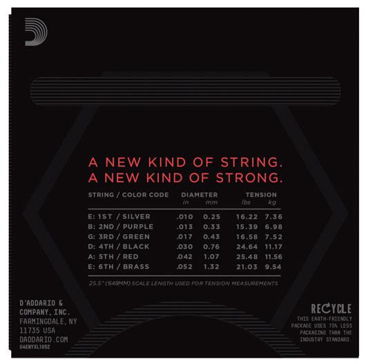 ELEKTRO GİTAR TEL SETİ, LIGHT TOP/HEAVY BOTTOM, NI