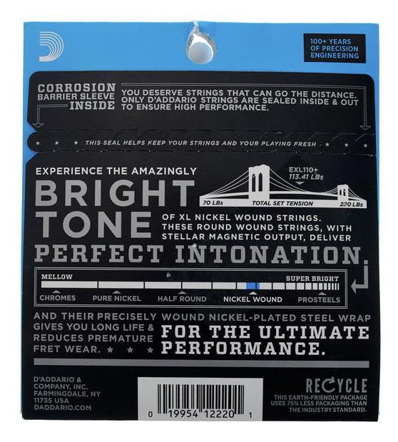 ELEKTRO GİTAR TEL SETİ, XL, 10.5-48, NICKEL WOUND,