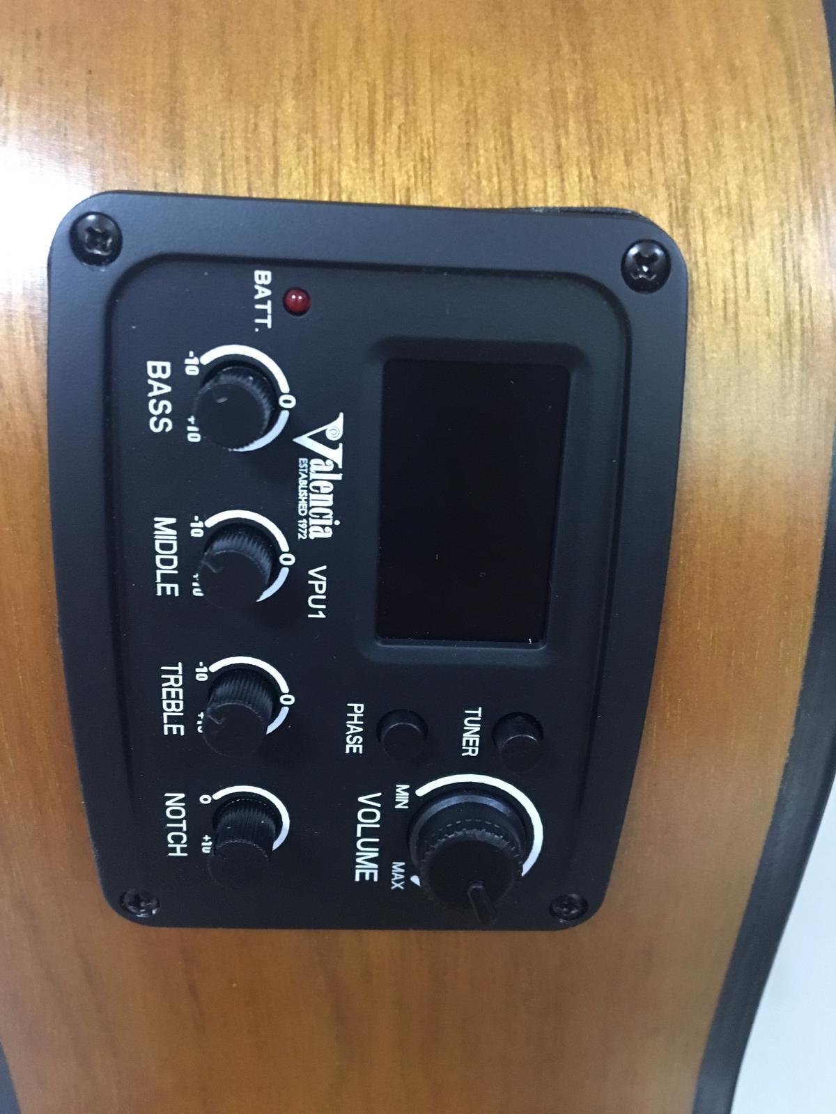 ELEKTRO KLASİK GİTAR, CUTAWAY, 4/4, NATUREL MAT,