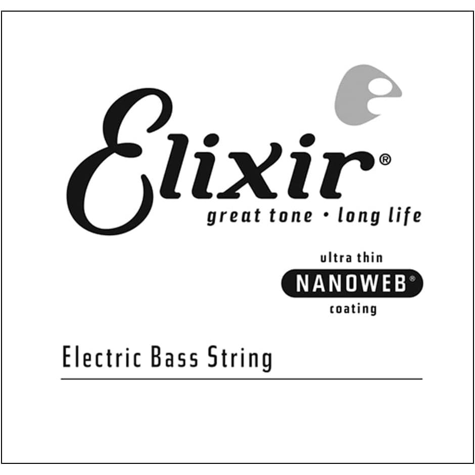 Elixir NANOWEB Coating Long Scale Tek Bas Gitar Teki (.040)