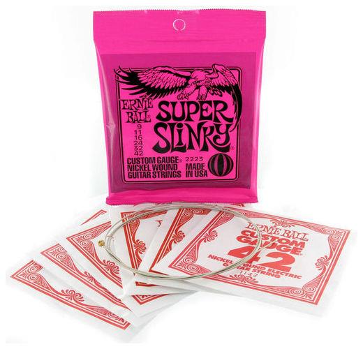 Ernie Ball P02223 Super Slinky 09-42 Elektro Gitar Teli