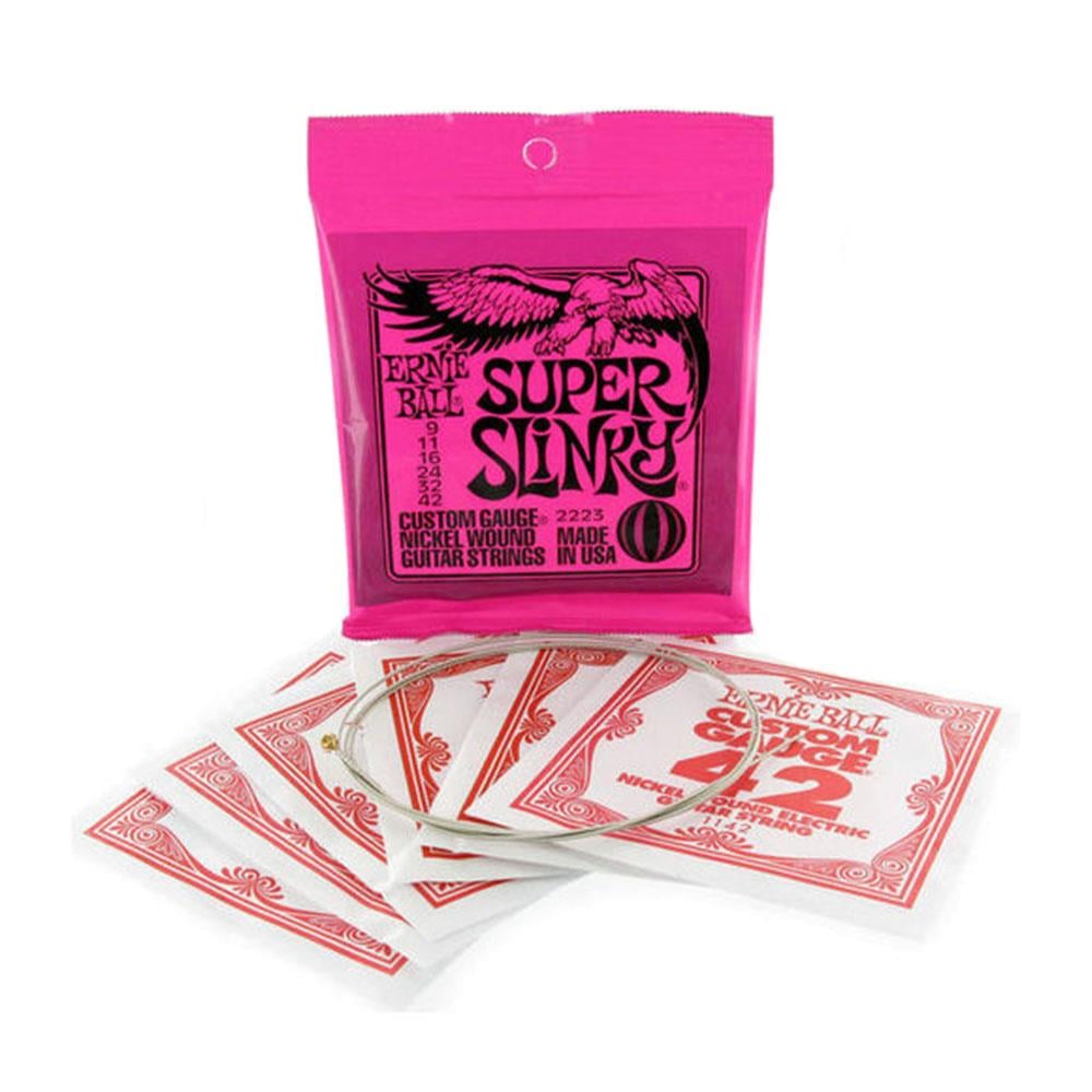 Ernie Ball P02223 Super Slinky 09-42 Elektro Gitar Teli