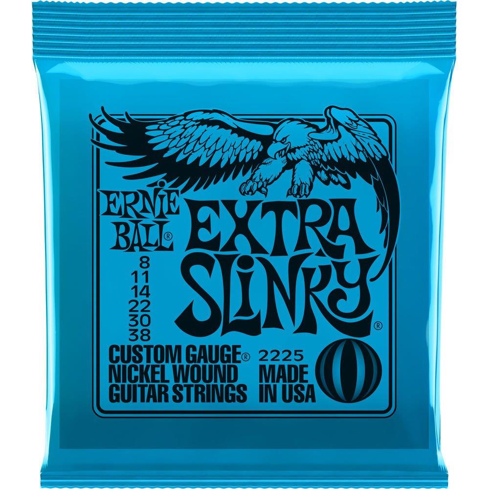 Ernie Ball P02225 Extra Slinky Nickel Wound  008-038 Elektro Gitar Teli