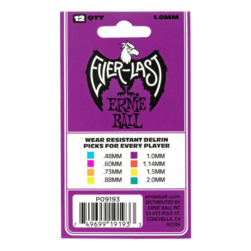 ERNIE BALL P09193 Everlast  Mor 1.0 mm 12li Paket Pena