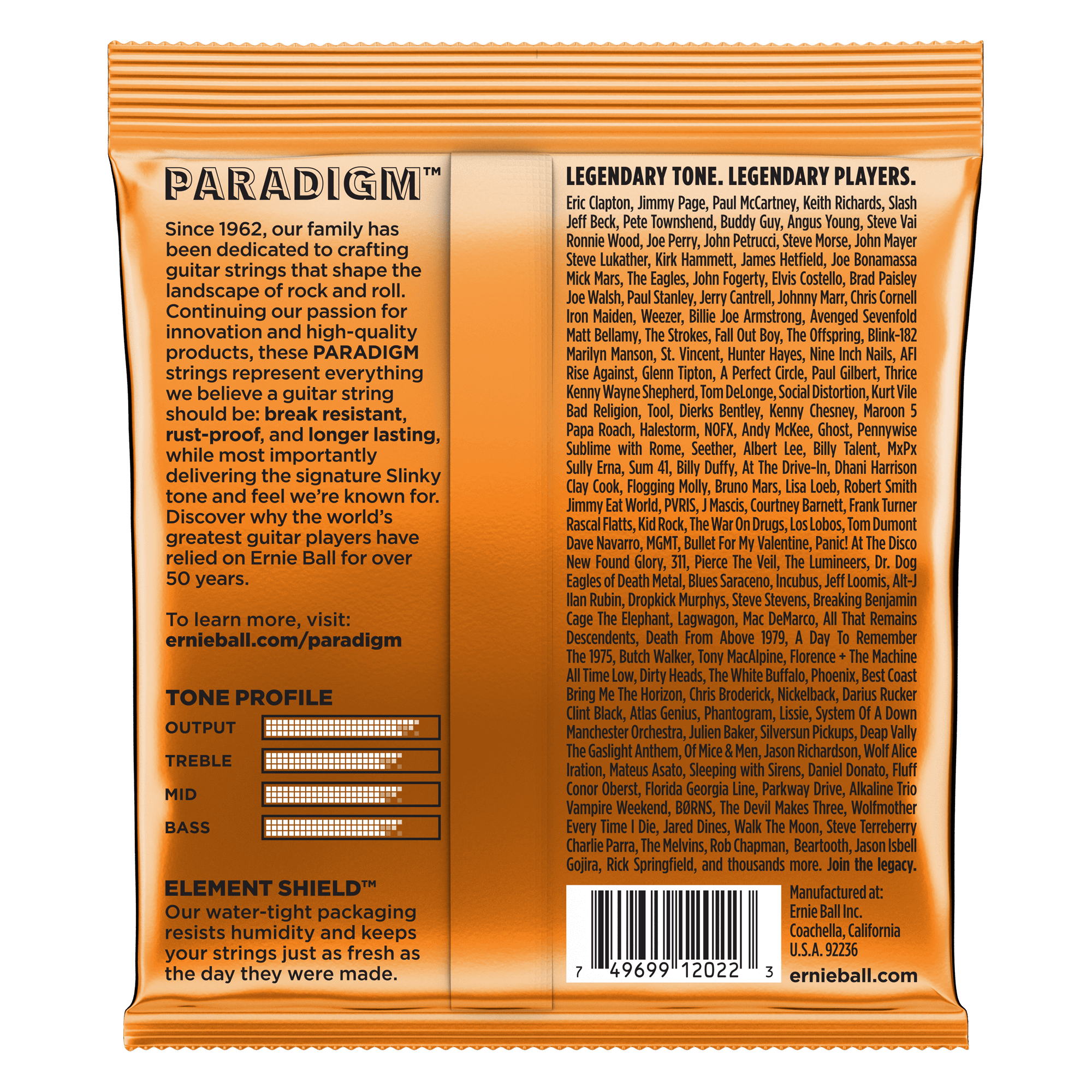 ERNIEBALL P02022 - Hybrid Slinky Paradigm 9-46 Elektro Gitar Teli