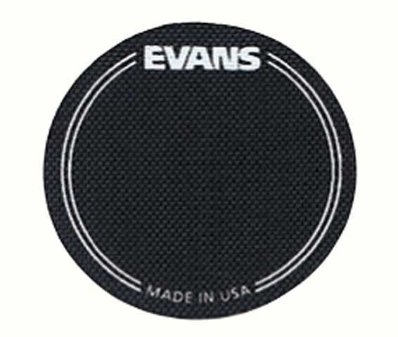 EVANS EQPB1 BAS DAVUL DERİ KORUYUCU SİYAH (2 ADET)