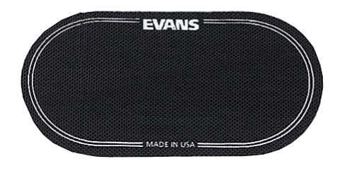 EVANS EQPB2 PEDAL BAS DAVUL DERİ KORUYUCU SİYAH (2 ADET)