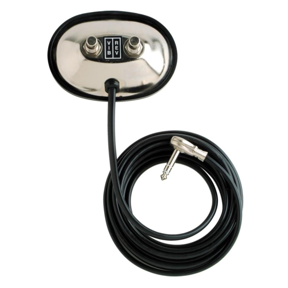 Fender 2-Düğme Vintage-Style Vibrato / Reverb On/Off 1/4 Jack Footswitch