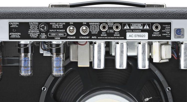 Fender 65 Deluxe Reverb Elektro Gitar Amfisi