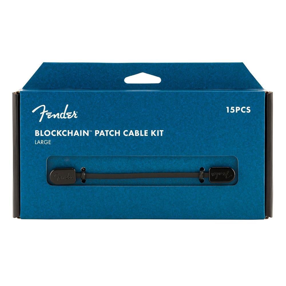 Fender Blockchain Patch Cable Kit Large Siyah Patch Kablosu