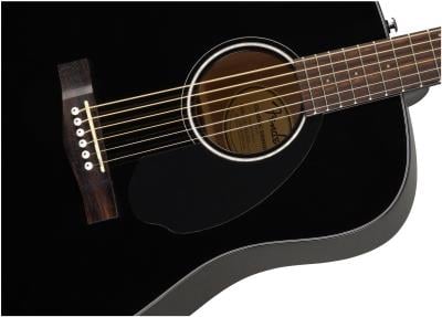 Fender CD-60S Dreadnought Black Akustik Gitar