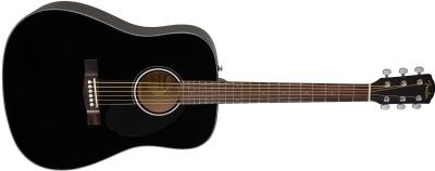 Fender CD-60S Dreadnought Black Akustik Gitar