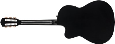 Fender CN-140SCE Nylon Thinline Black Elektro Klasik Gitar