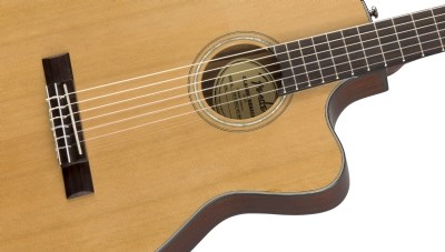 Fender CN-140SCE Nylon Thinline Natural Elektro Klasik Gitar