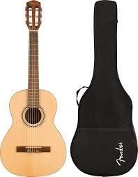 Fender CN-30 Ceviz Klavye Naturel Gig Bag Dahil 3/4 Klasik Gitar