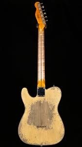 Fender Custom Shop 1951 Telecaster Super Heavy Relic Akçaağaç Klavye Aged Nocaster Blonde Elektro Gitar
