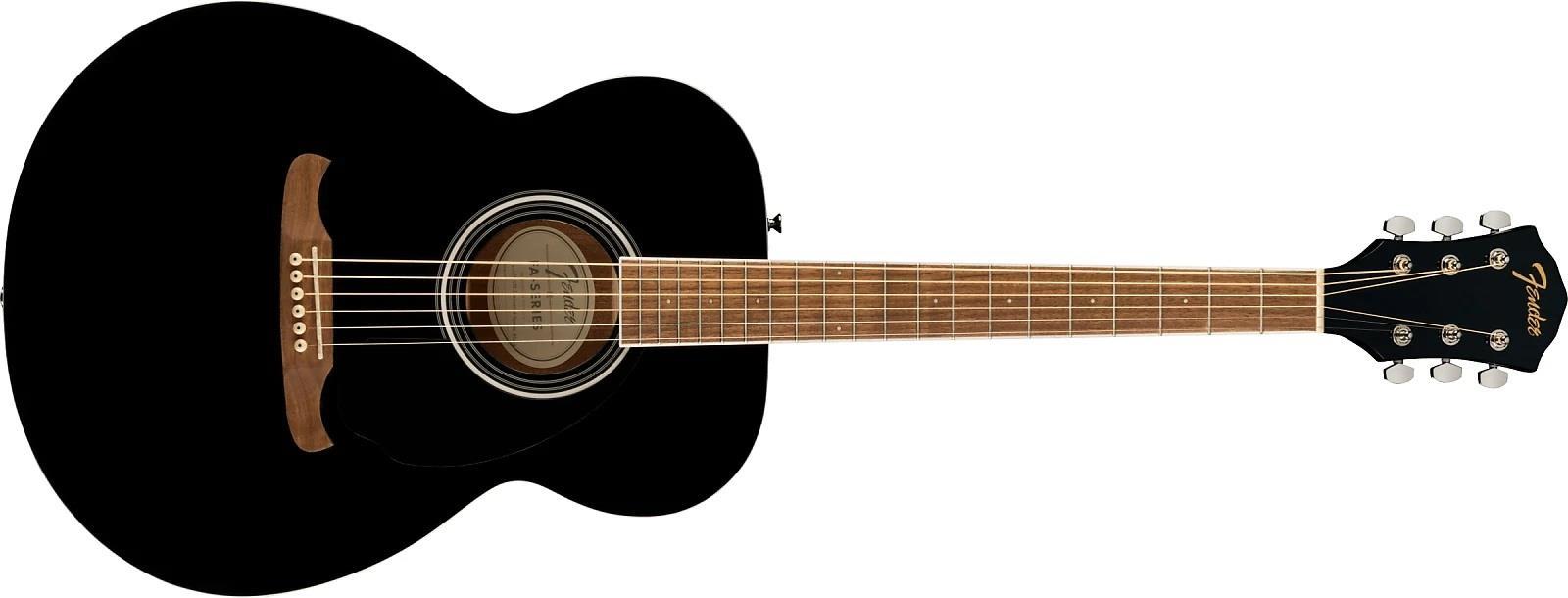 Fender DE FA-135 Concert Black Akustik Gitar