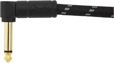 Fender Deluxe 2-Pack L/L Uçlu 15cm Siyah Tweed Patch Kablosu