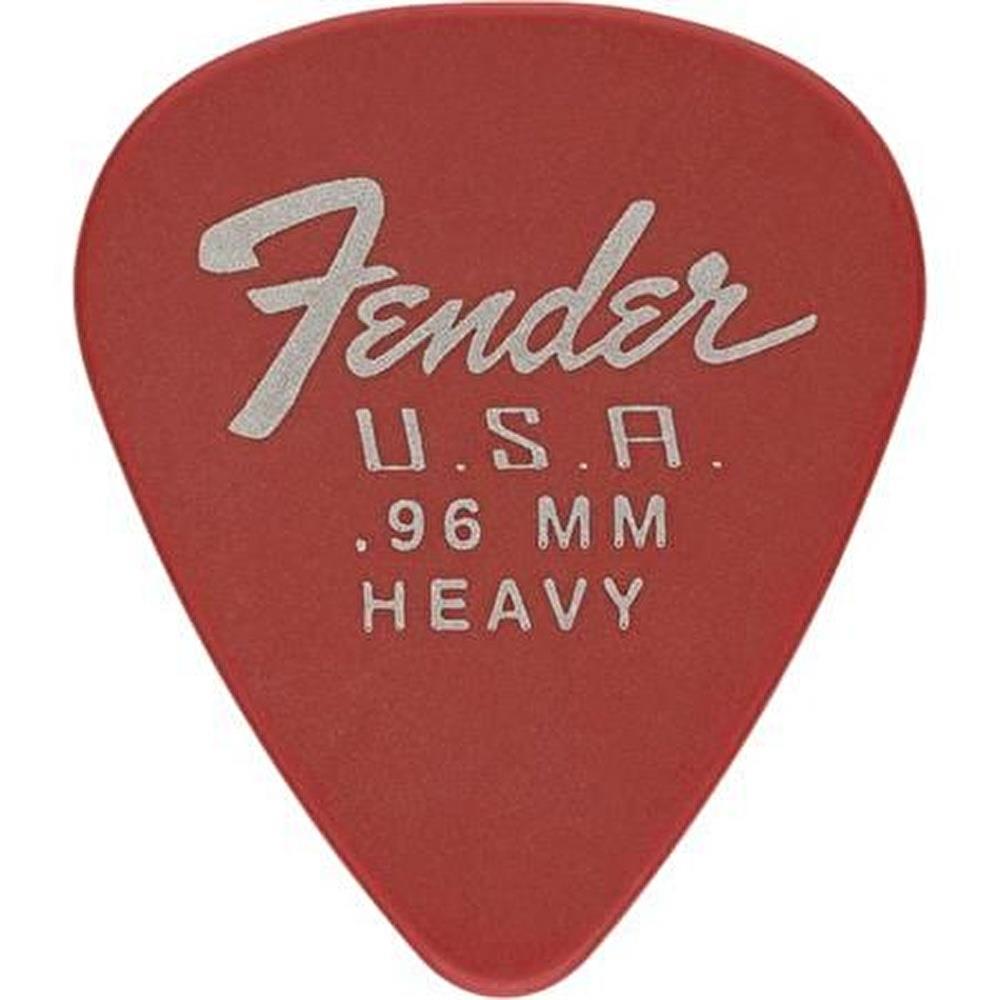 Fender Dura-Tone 351 Shape .96 Fiesta Red 12-Adet Pena