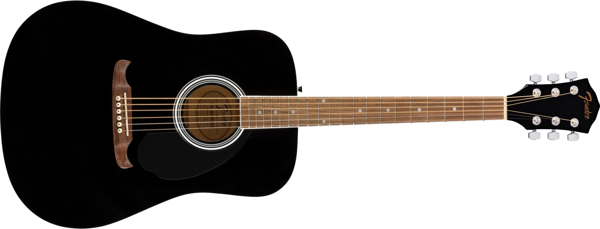 Fender FA-125 Dreadnought Black Akustik Gitar